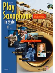 Play Sax In Style of... (book/CD)