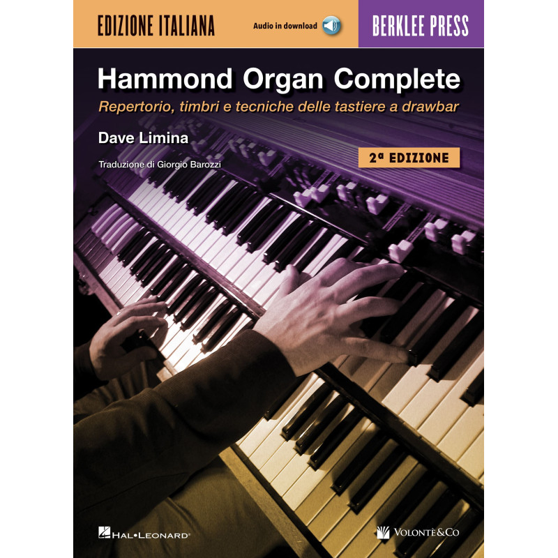 Dave Limina Hammond Organ Complete, metodo per organo Hammond,
