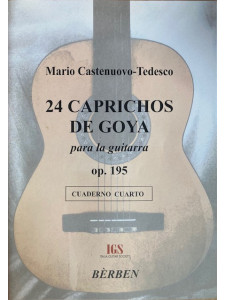 24 caprichos de Goya op. 195 para la guitarra