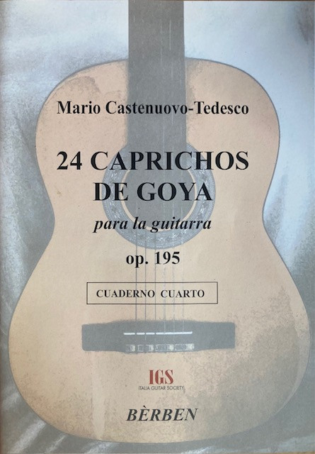 24 caprichos de Goya op. 195 para la guitarra