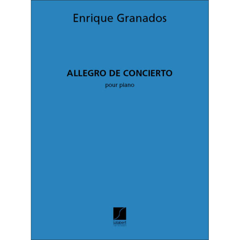 Granados Allegro De Concierto Piano,