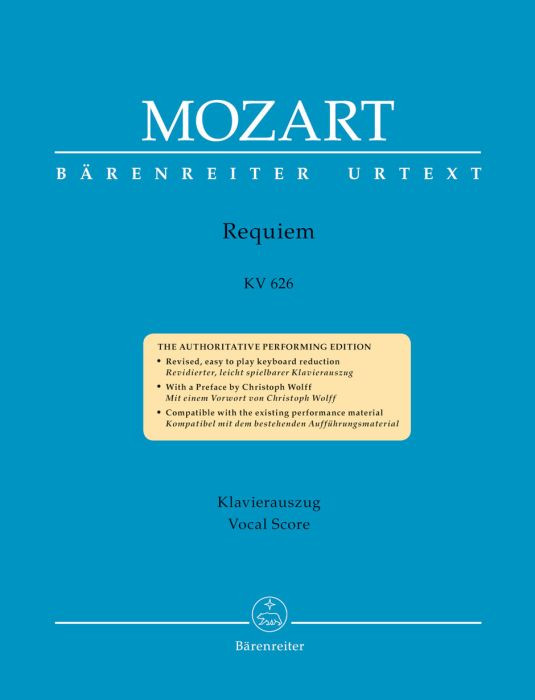 Mozart - Requiem KV 626 (Vocal Score)