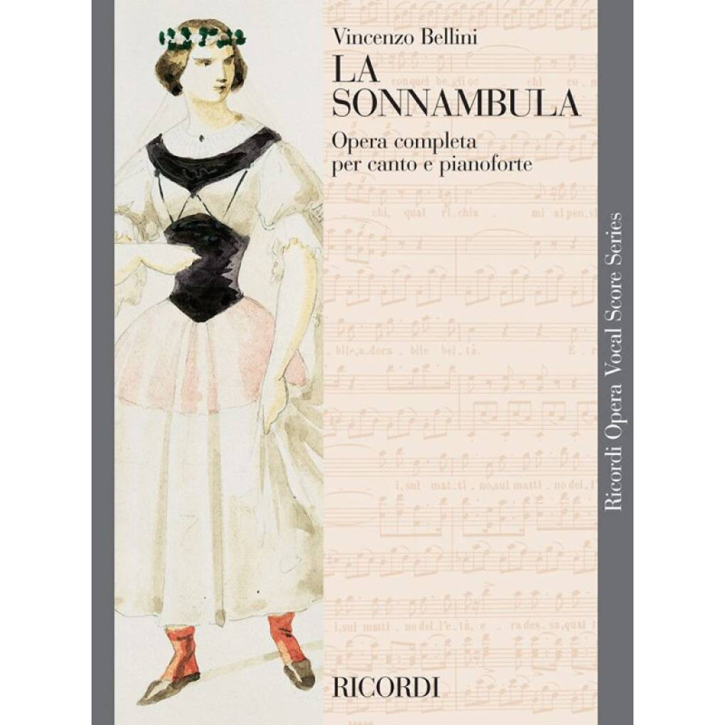 Vincenzo Bellini La Sonnambula Vocal Score,