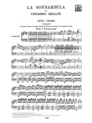 Vincenzo Bellini La Sonnambula Vocal Score,