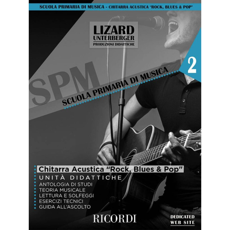 Lizard Chitarra acustica Rock Blues Pop, Miky Bianco libri chitarra,