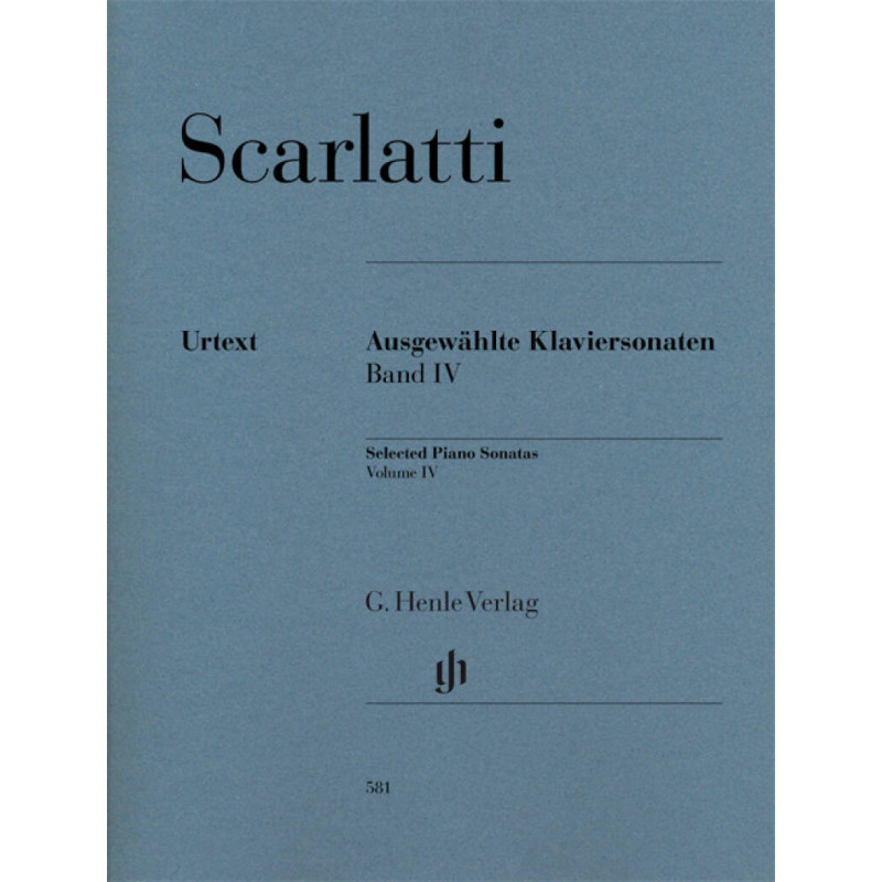 Scarlatti Piano Sonatas Volume IV, le sonate di Scarlatti per piano,