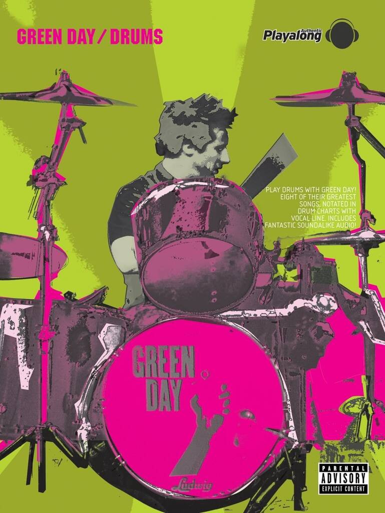 Green Day - Authentic Playalong Drums (book/Audio-online)