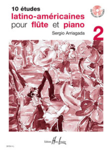 10 Etudes Latino-Americaines pour Flute & Piano 2 (book & CD)