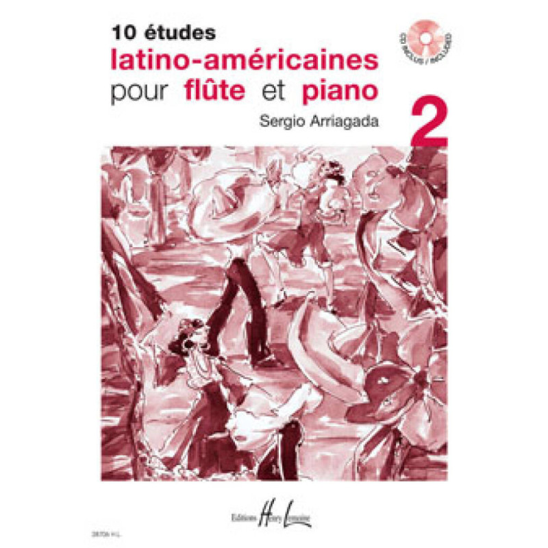 Arriagada Etudes Latino Americaines pour Flute & Piano,