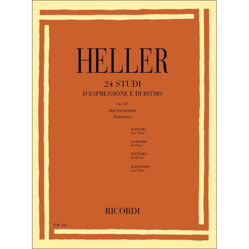 Heller 24 Studi d' Espressione e di Ritmo Op. 125,