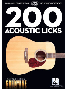 200 Acoustic Licks Guitar Goldmine (DVD)