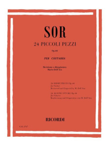 Sor - 24 piccoli pezzi per chitarra Op. 44