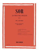 Sor 24 piccoli pezzi per chitarra op. 44 www.birdlandjazz.it,