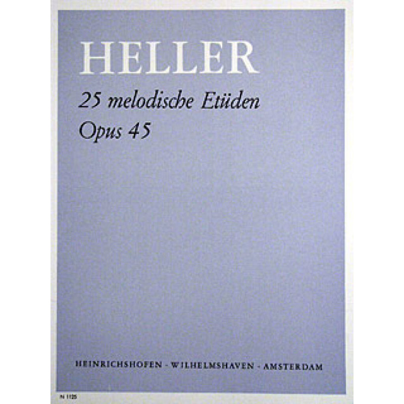 Heller 25 melodische Etüden. op. 45 www.birdlandjazz.it,