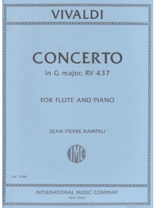 Vivaldi - Concerto in G Major, RV 437 (Flute and Piano)