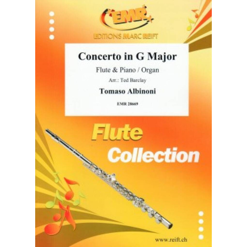 Albinoni Concerto in G Major Flute & Piano,