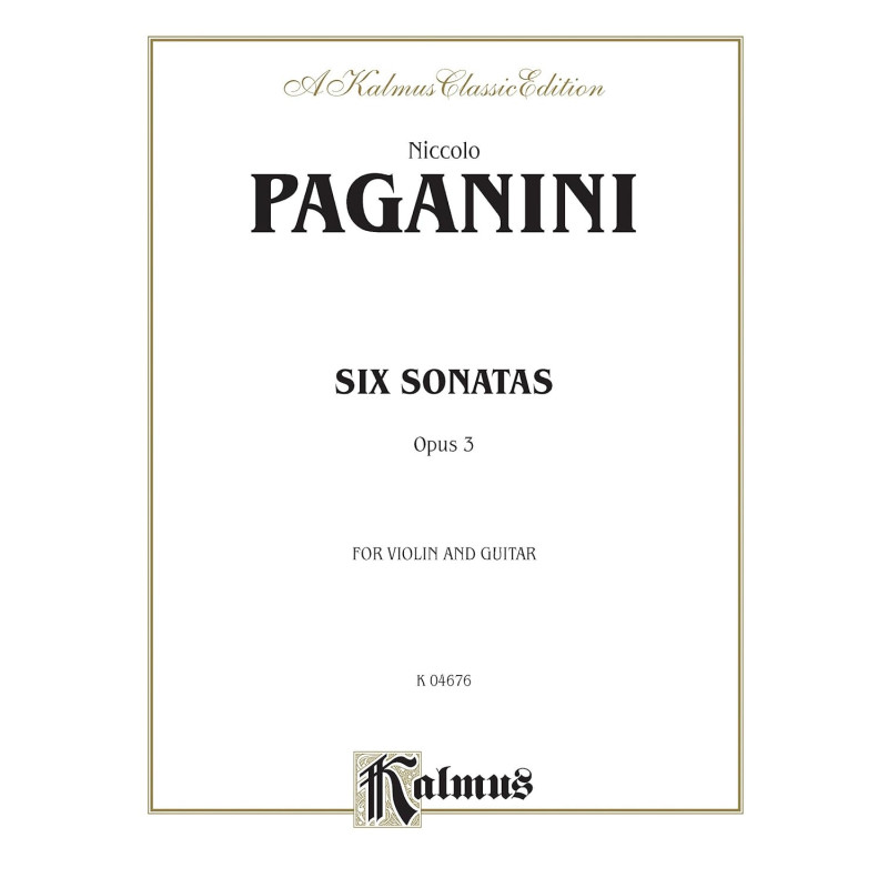 Paganini Six Sonatas for Violin and Guitar www.birdlandjazz.it