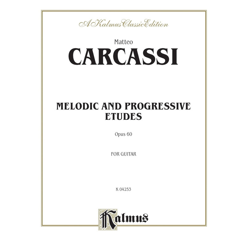 Carcassi Melodic Progressive Etudes Op. 60 www.birdlandjazz.it