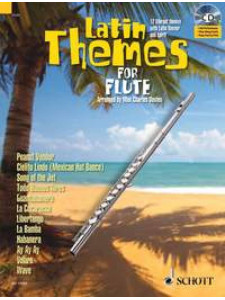 Latin Themes for Flute (book/CD)