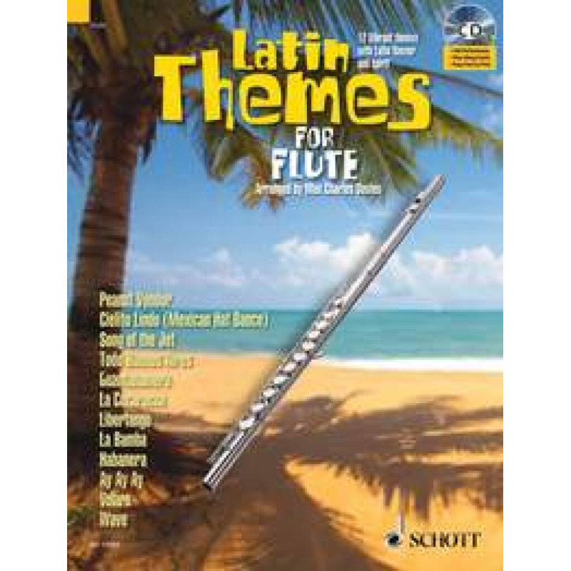 Latin Themes for Flute, basi per flauto,