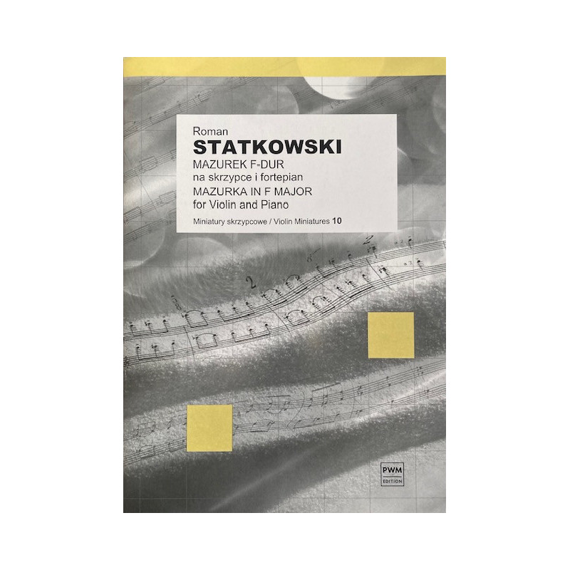 Roman Statkowski Mazurka in F major Op. 8 No. 2,