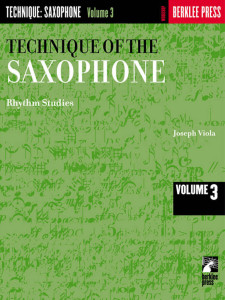 Technique Of The Saxophone volume 3: Rhythm Studies