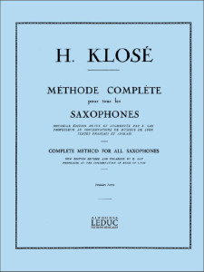 Methode Complete pour tous les Saxophones