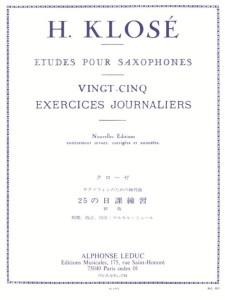 25 Exercises Journaliers (Saxophones)