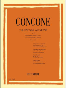 Concone - 25 Lezioni o Vocalizzi op. 10