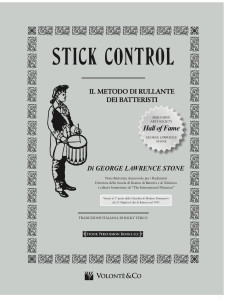 Stick Control - Il metodo di rullante dei batteristi