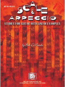 Scales & arpeggios studies for guitar with linear examples