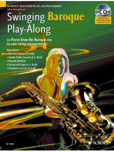 Swinging Baroque Play-Along - Alto Saxophone (book/CD)