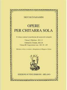 Paganini - Opere per Chitarra Sola Vol. 2