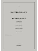 Niccolo' Paganini Grande Sonata a chitarra sola, Paganini chitarra,