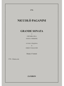 Niccolo' Paganini - Grande Sonata A Chitarra Sola