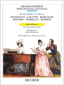 Grandi operisti per giovani cantanti (Soprano) - Raccolta I