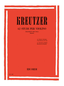Kreutzer - 42 studi per violino (trascritti per viola)