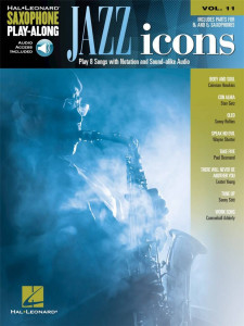 Jazz Icons: Saxophone Play-Along Volume 11 (book & Audio Online)
