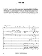 jimi hendrix per chitarra basso batteria, transcribed score