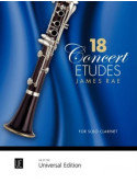 18 Concert Etudes - For Solo Clarinet