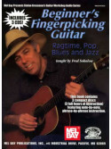 Beginner's Fingerpicking Guitar: Ragtime, Pop, Blues & Jazz (book & 3 CD)