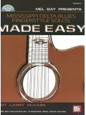 Mississippi Delta Blues Fingerstyle Solo Made Easy (book & CD)