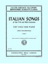 Italian Songs for Voice and Piano