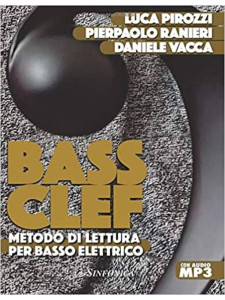 Bass Clef 1 - Metodo di lettura per basso elettrico (libro/Audio MP3)