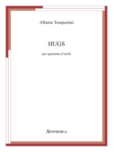Alberto Tempestini - HUGS (quartetto d’archi)