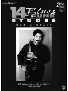 14 Blues & Funk Etudes - Trumpet (book/ 2 CD play-along)