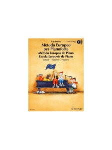 Metodo europeo per pianoforte 1 (libro & Audio Online)