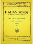 Italian Songs for Voice and Piano