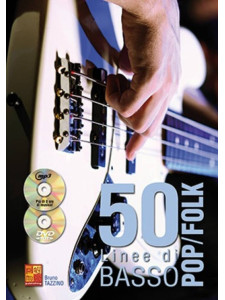 50 linee di basso pop / folk (libro/CD MP3/DVD)