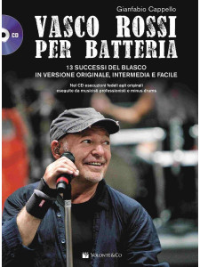 Vasco Rossi per batteria (libro/CD)